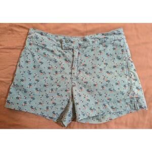 Sanctuary x Anthropology Green Floral shorts - Sz 28